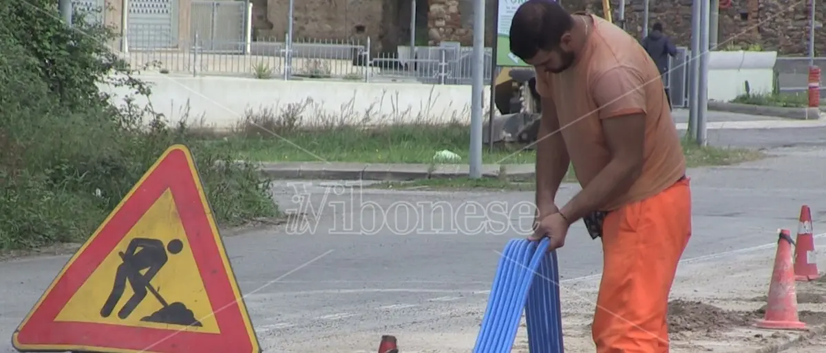Fibra Ottica a Vibo, divieto di sosta su oltre dieci vie del centro