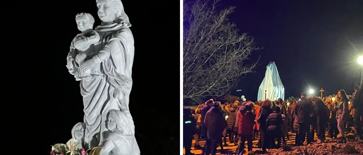 Arte e fede, a Spilinga inaugurata la statua della Madonna della fontana