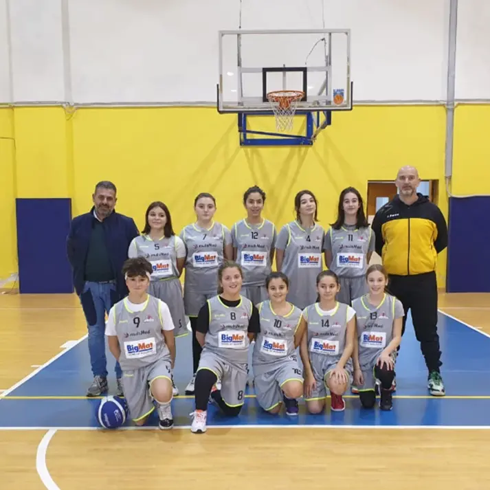 Si fa largo a Vibo il basket femminile under 13 che porta a casa la prima vittoria di campionato