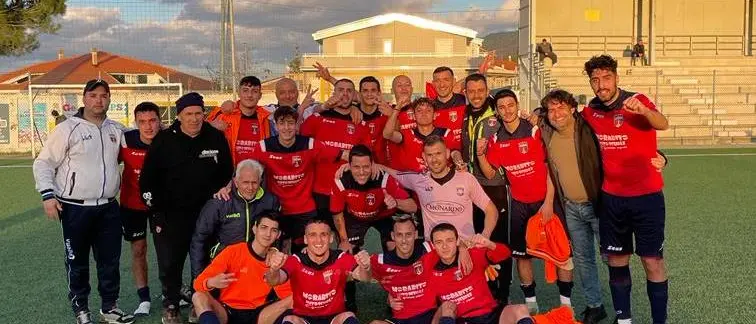 Eccellenza, il Soriano vince ancora con le reti di Guerrisi e di Tormann