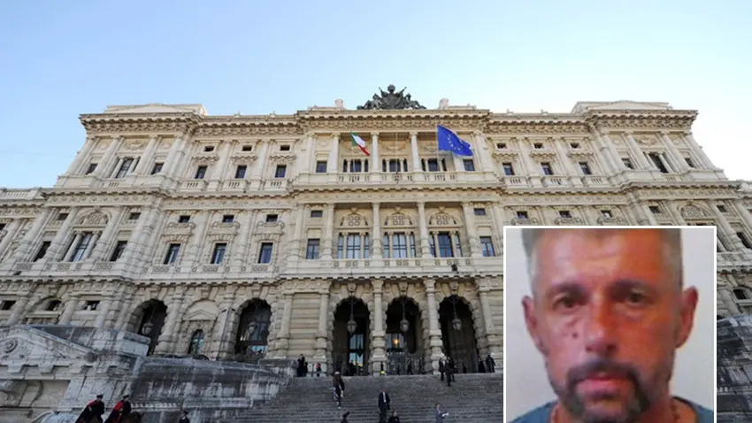 L\\'ingresso del Palazzo di Giustizia a Roma, dove ha sede la Cassazione, in un\\'immagine d\\'archivio. ANSA/ETTORE FERRARI , ANSA