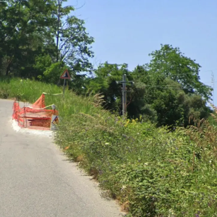 Drapia: frana sulla Sp17, il sindaco Porcelli richiama l’attenzione della Provincia