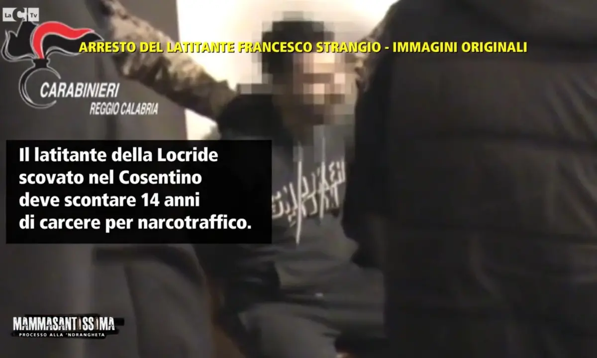 L’arresto del latitante Strangio: il video andato in onda nella terza puntata di Mammasantissima