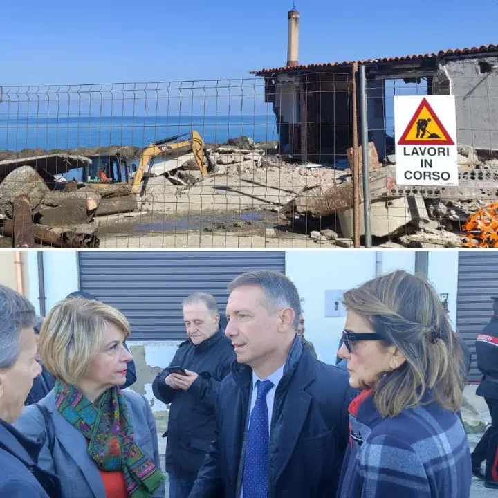 Demolizione chiosco azzurro a Vibo Marina, il sindaco: «Non ci lasceremo intimorire»