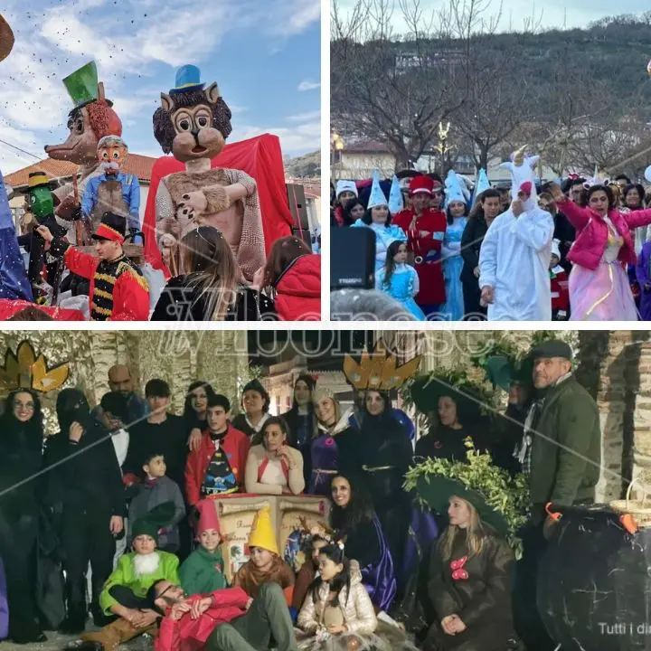 Nicotera si riempie di colori e mascherine per la sfilata di Carnevale - Video