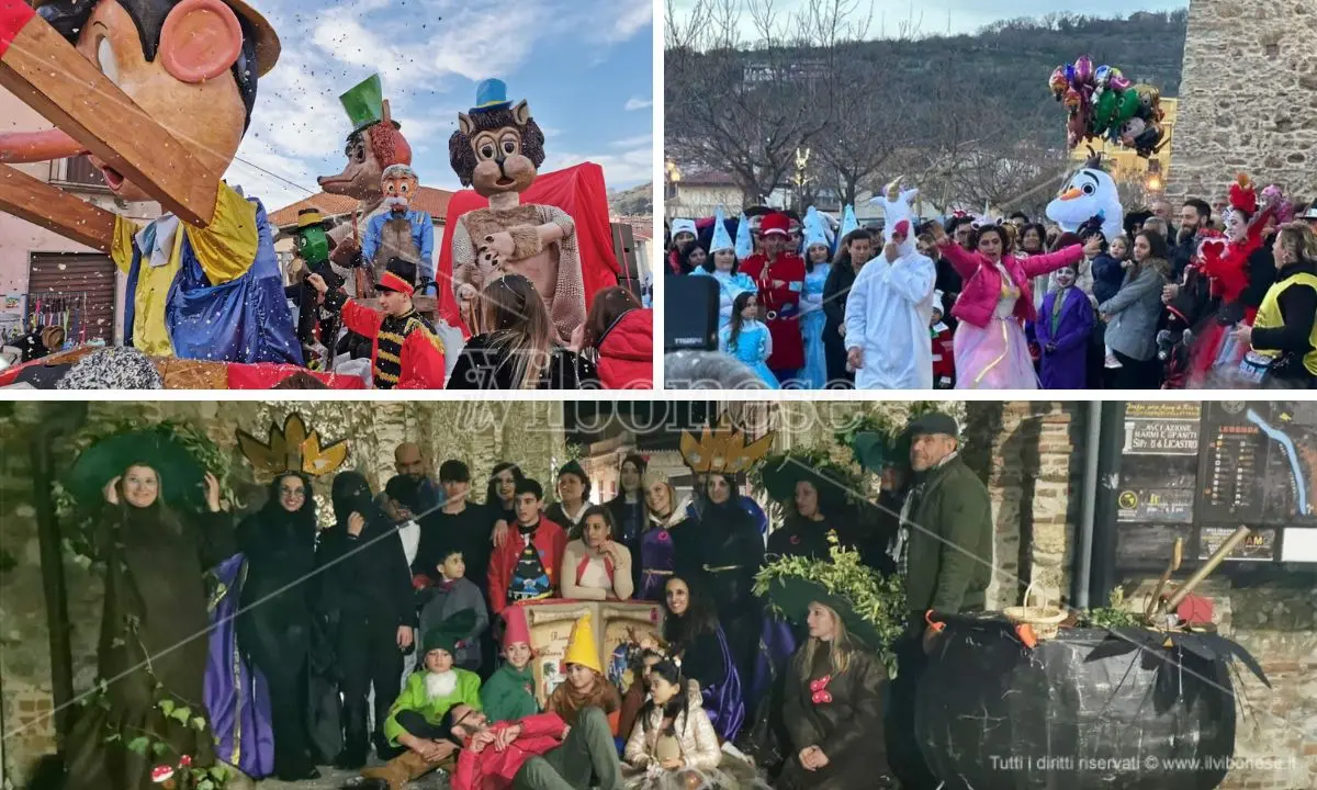 Nicotera si riempie di colori e mascherine per la sfilata di Carnevale - Video