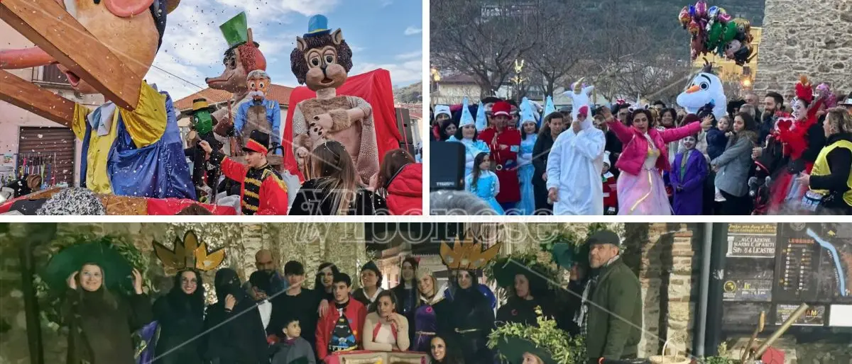 Nicotera si riempie di colori e mascherine per la sfilata di Carnevale - Video