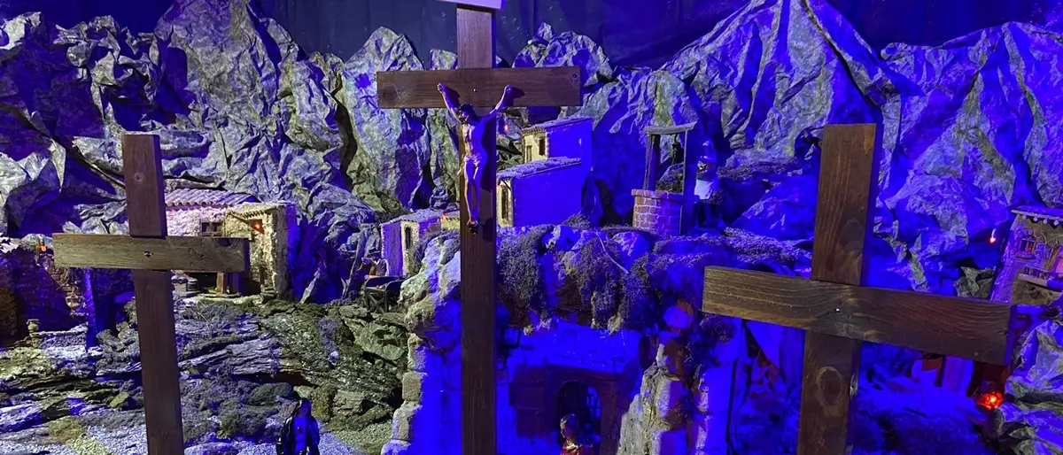 Verso la Pasqua, a Pernocari realizzato un presepe su passione e morte di Cristo