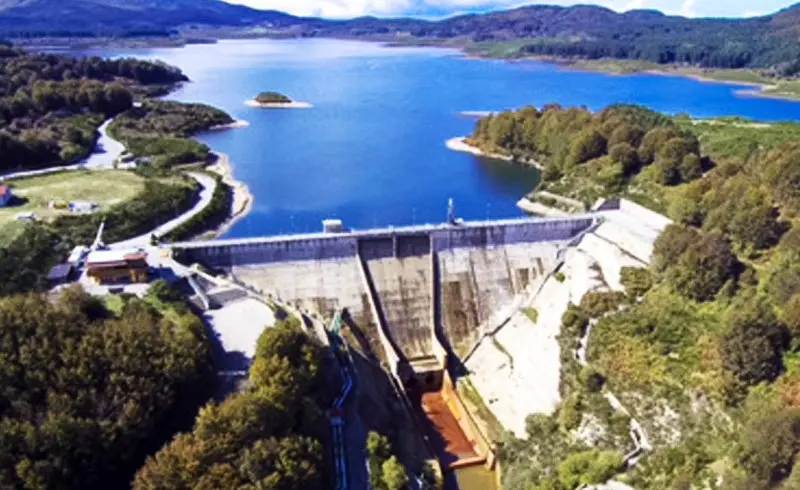 diga di monte mamone sul fiume alaco