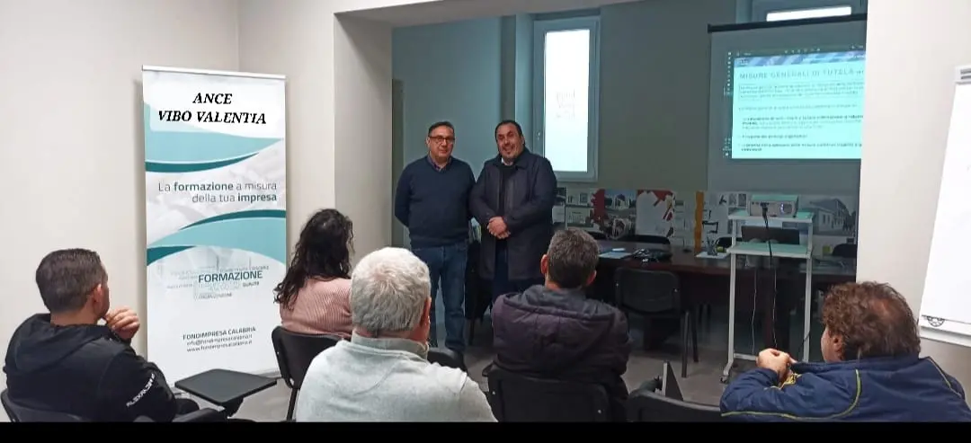 Vibo, l'Ance avvia corsi di formazione in materia di sicurezza edilizia