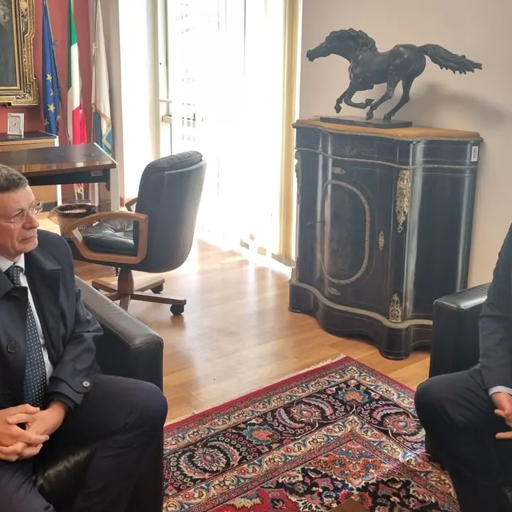 Vibo, visita del nuovo prefetto Grieco al presidente della Provincia L'Andolina