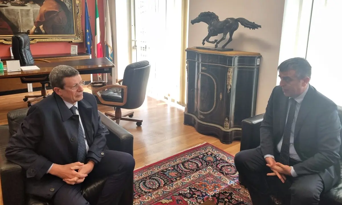 Vibo, visita del nuovo prefetto Grieco al presidente della Provincia L'Andolina