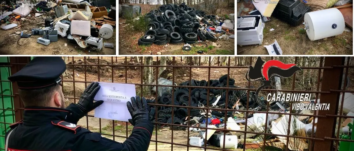 Rifiuti, sequestrate due isole ecologiche a Nardodipace e nella frazione Cassari -Video