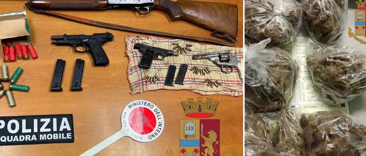 Spaccio di droga e liti condominiali a Vibo, una denuncia e sequestro armi