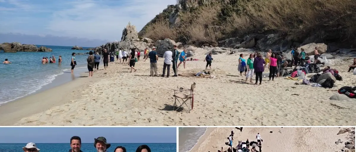 A Parghelia i membri dell’istituto Paluzzi di Roma, il vicesindaco: «Le nostre spiagge sempre più apprezzate»
