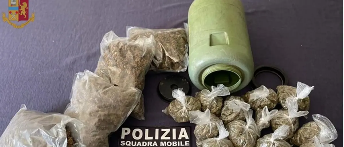 Oltre tre chili di marijuana divisa in dosi sequestrata dalla polizia tra il Vibonese e Rosarno
