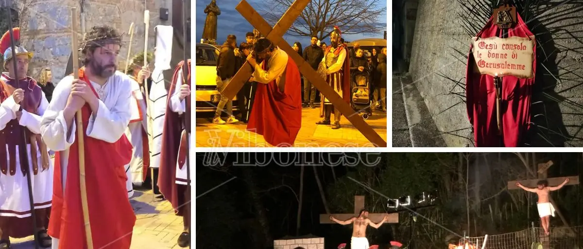 Comerconi, serata ricca di emozioni con la Via crucis animata per le vie del paese