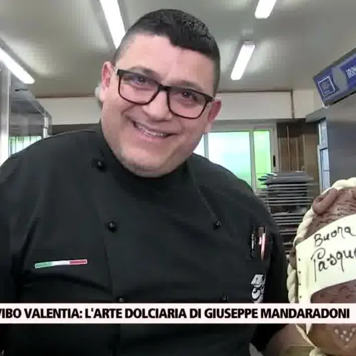 Giuseppe Mandaradoni, il pasticcere di Vibo che esporta la sua arte nel mondo - Video