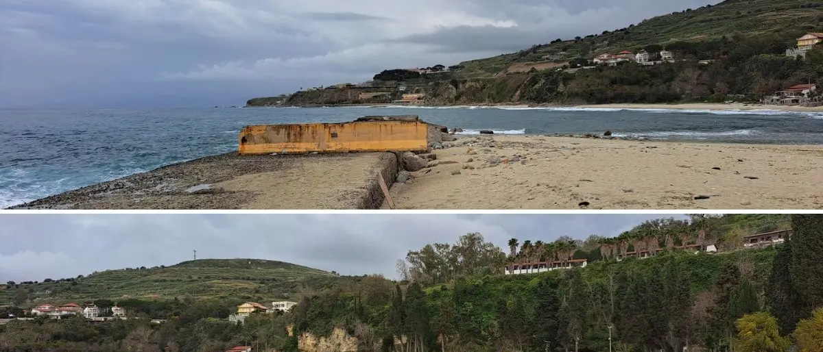 Porto di Sant’Irene, litorale devastato dalle mareggiate. Il sindaco: «Ripercussioni pesanti sul turismo»