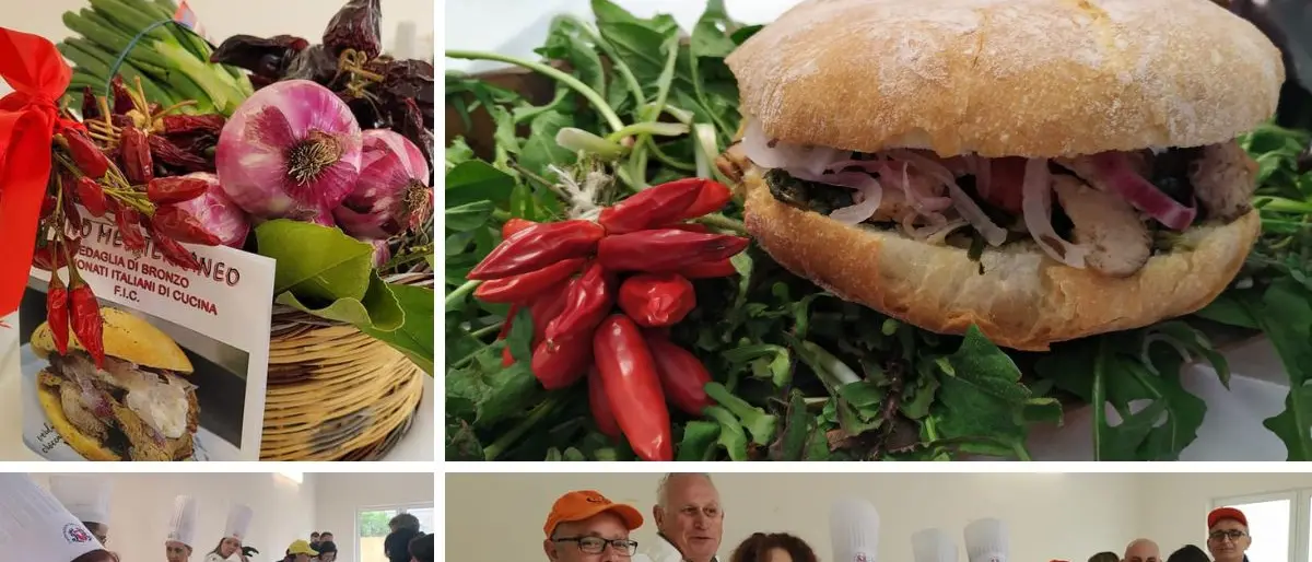 Il panino Mediterraneo premiato ai Campionati nazionali di cucina sbarca a Zambrone