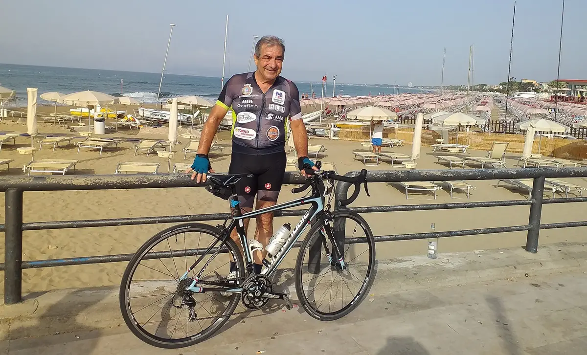 Mille chilometri in bici per sensibilizzare sulla donazione degli organi: tappa pure a Vibo