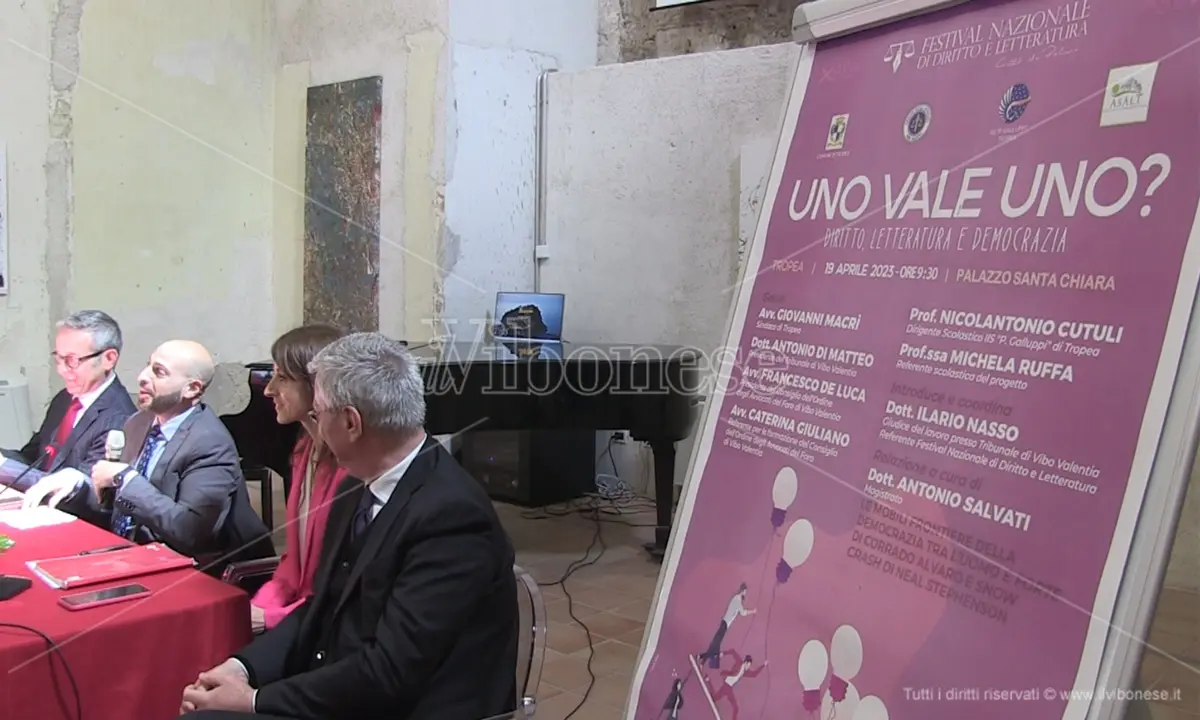 A Tropea la X edizione del Festival nazionale di diritto e letteratura - Video