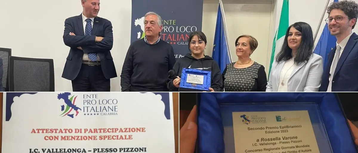 Concorso EpliBriamoci, sul podio anche la studentessa Rossella Varone di Pizzoni