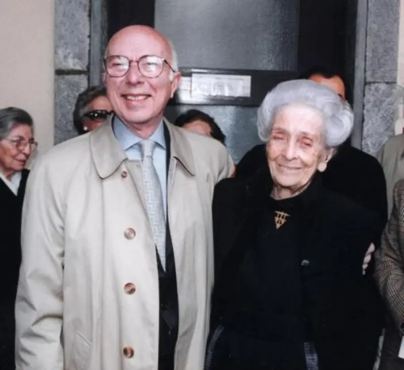 I DUE PREMI NOBEL RENATO DULBECCO E RITA LEVI MONTALCINI AL CONSERVATORIO DI MILANO - 01-00006056000002 - SCHITO RICCARDO