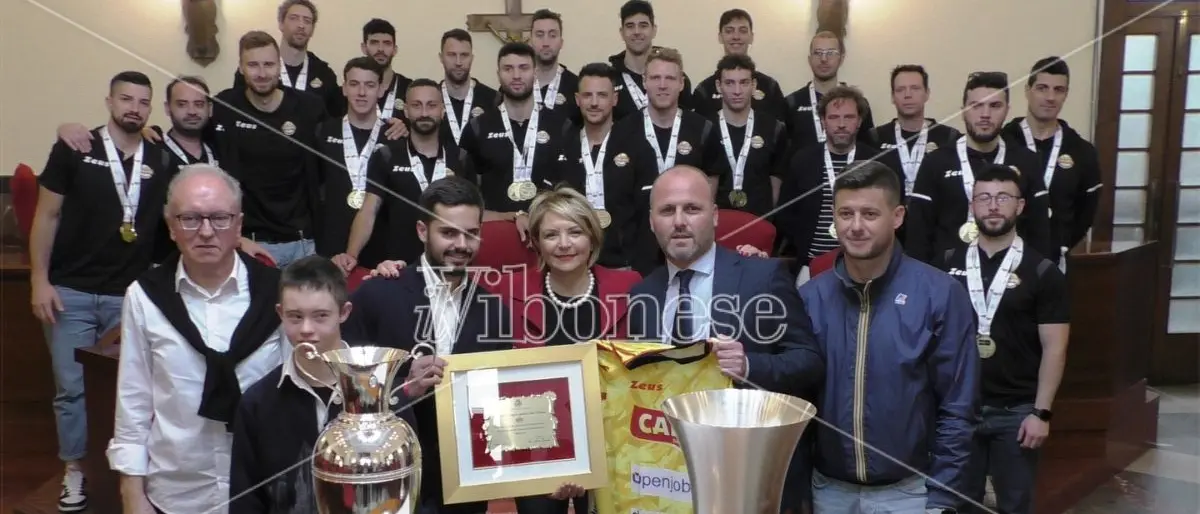 Dal Comune un riconoscimento alla straordinaria stagione della Tonno Callipo - Video