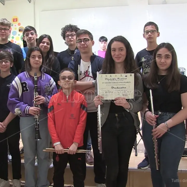 L’orchestra studentesca dell’Amerigo Vespucci trionfa al Concorso Musicale città di Filadelfia – Video