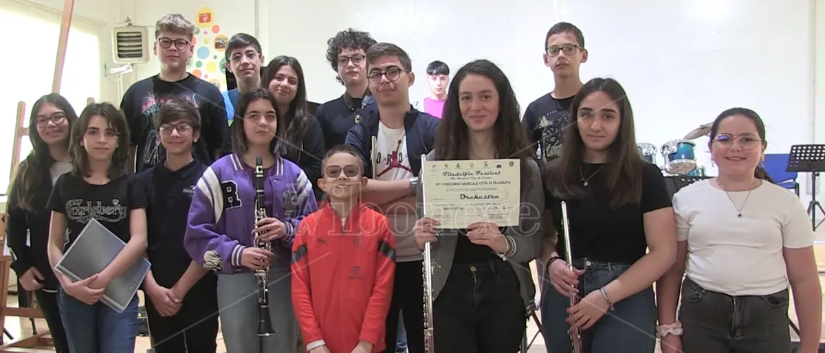 L’orchestra studentesca dell’Amerigo Vespucci trionfa al Concorso Musicale città di Filadelfia – Video