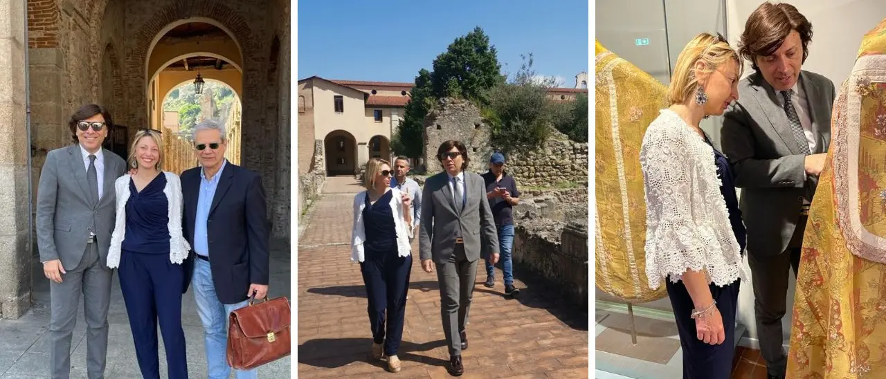 Il presidente Calabria film commission Grande in visita al museo di Soriano: «È uno scrigno prezioso»
