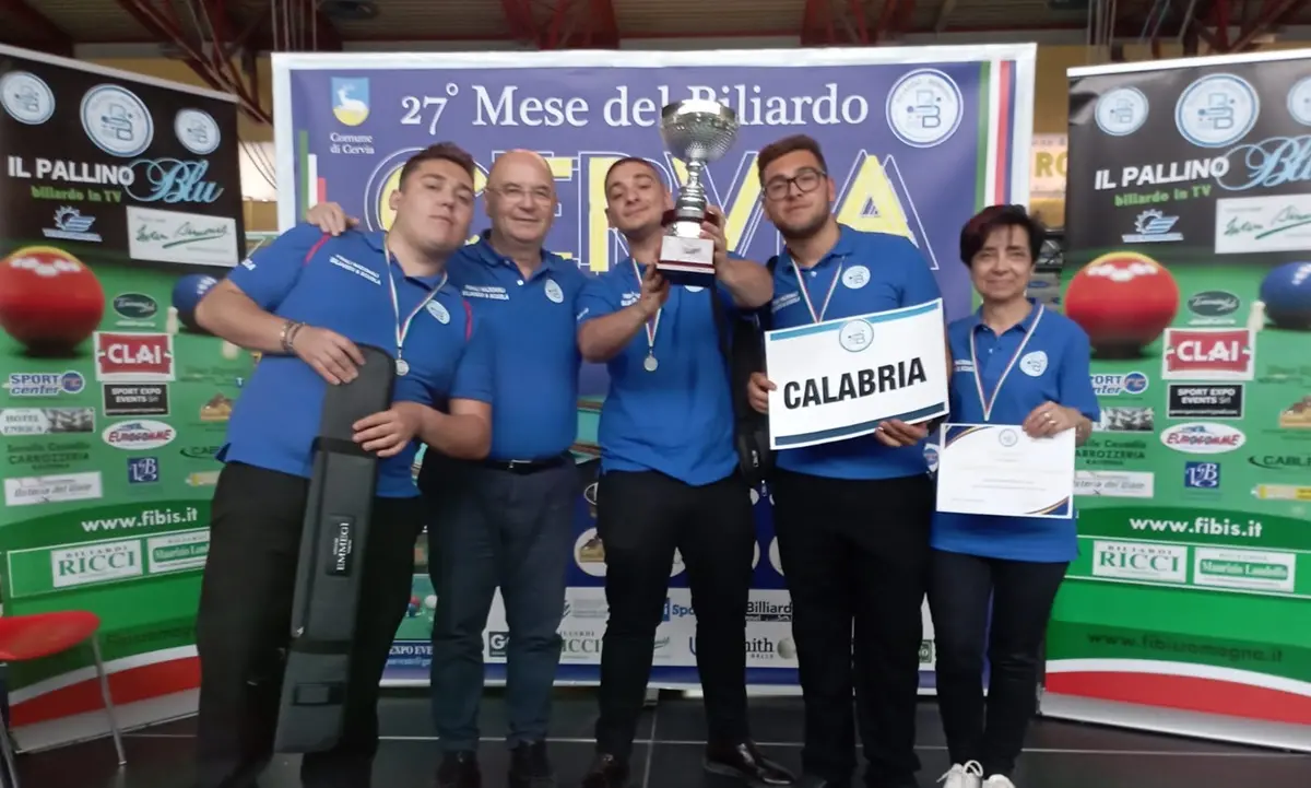 Vibo Valentia: il Liceo Statale \"Vito Capialbi\" trionfa ai campionati nazionali di biliardo sportivo