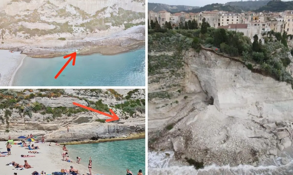 Crolli all'Isola di Tropea, Piserà al prefetto: «Serio pericolo per l'incolumità pubblica»