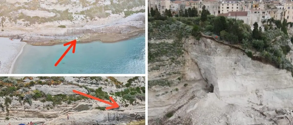 Crolli all'Isola di Tropea, Piserà al prefetto: «Serio pericolo per l'incolumità pubblica»