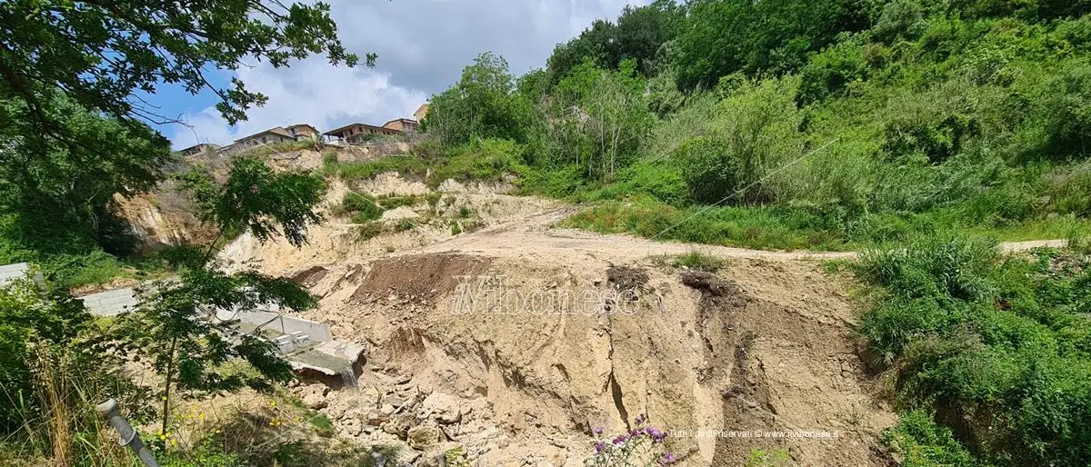 Torna a far paura la frana di San Calogero: cittadini esasperati