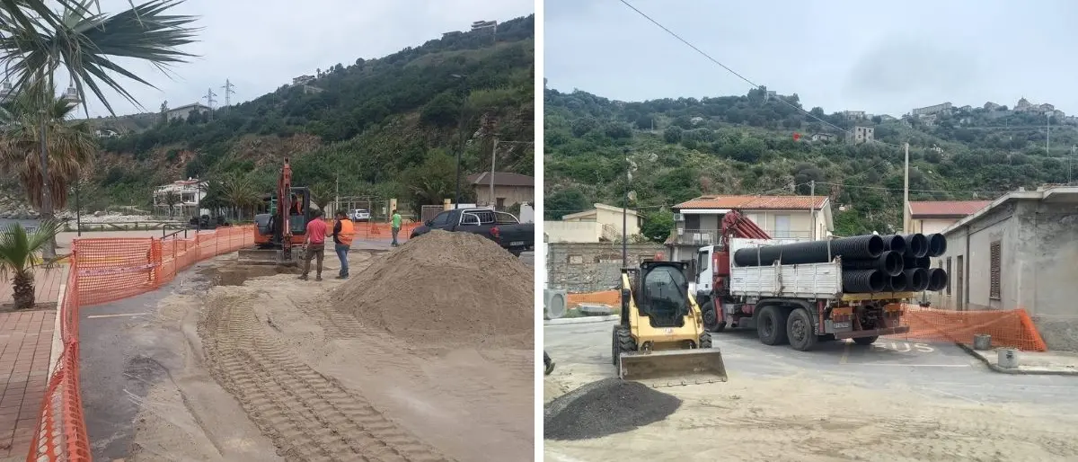Nicotera Marina, al via i lavori per la nuova rete di raccolta acque bianche sul lungomare