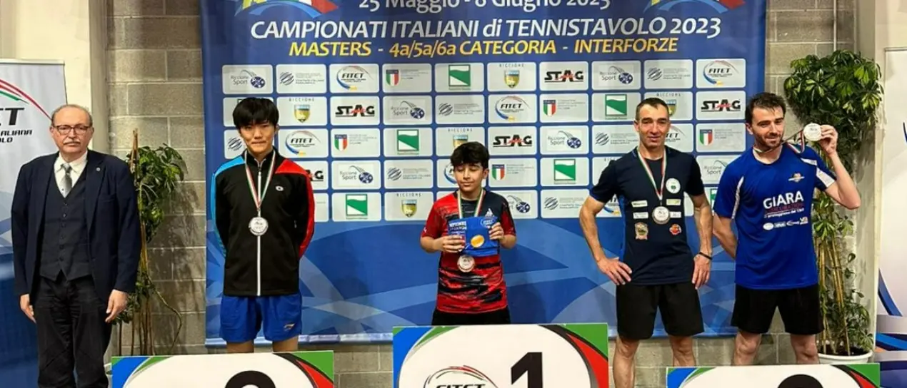 Tennistavolo, bronzo ai Campionati nazionali per il vibonese Mastroianni