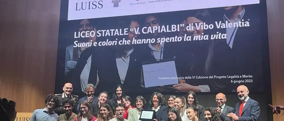 Il Liceo Capialbi di Vibo primo alla Luiss nel concorso “Legalità e merito”