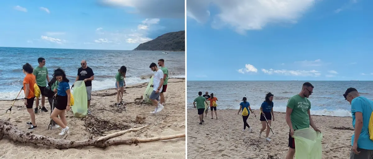 Sos a mare, volontari Udicon puliscono la spiaggia di Nicotera Marina