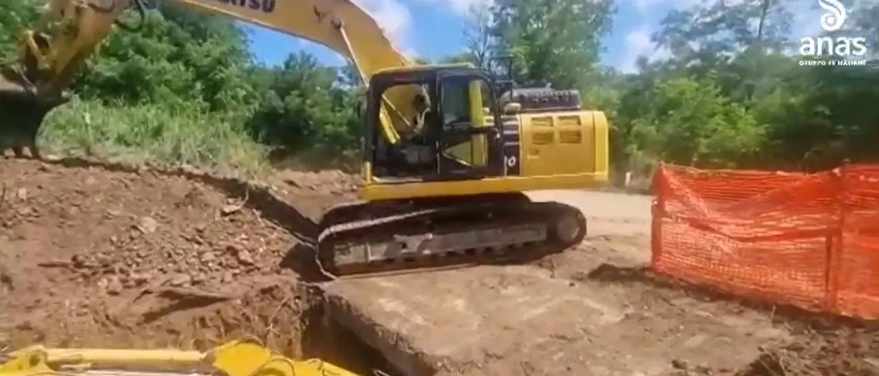 Riapre la statale 18 tra Pizzo e Maierato: era stata chiusa per frana - Video