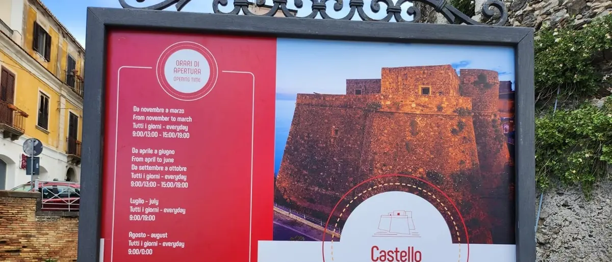 Pizzo, aumenta il prezzo del biglietto per visitare Castello Murat e Piedigrotta