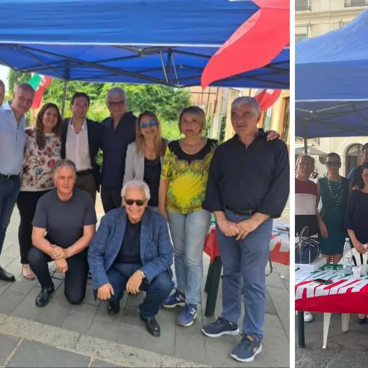 Tesseramento Forza Italia, gazebo a Vibo e Pizzo