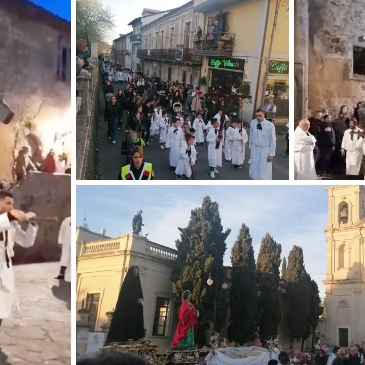 Le Vare, a Vibo fiumi di fedeli per la tradizionale processione del Venerdì Santo