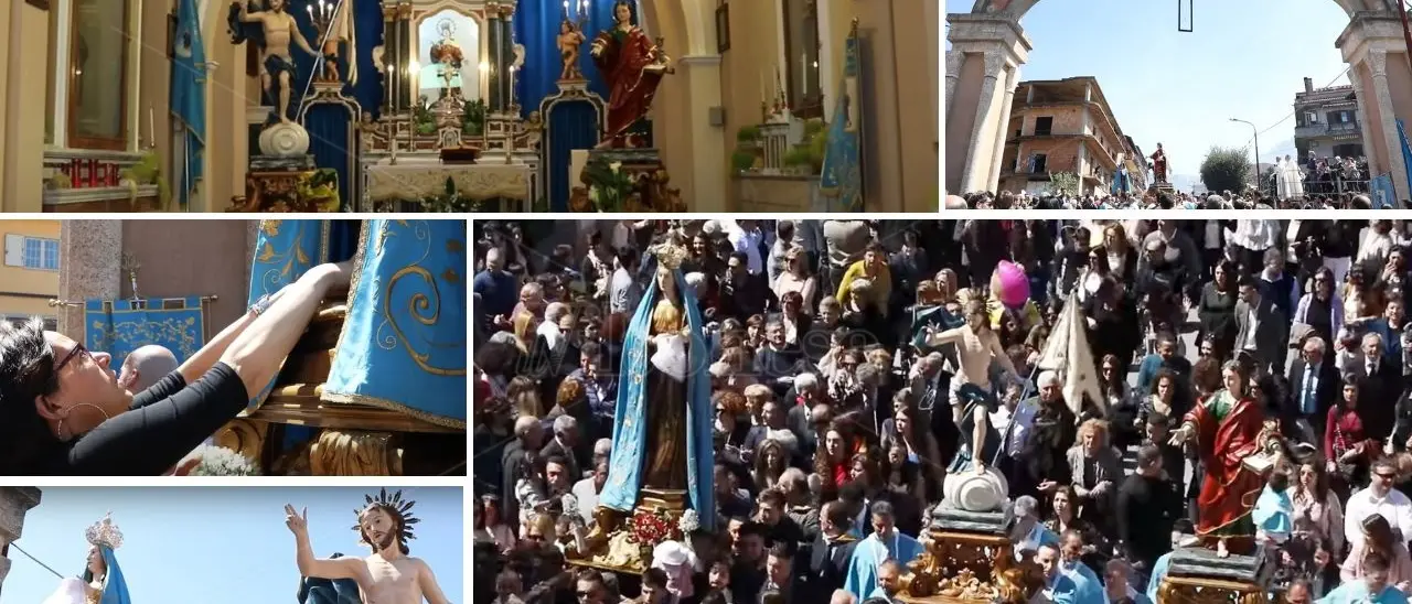 Fede e tradizioni, Dasà si prepara alla ‘Ncrinata: il saluto della Madonna al Cristo Risorto