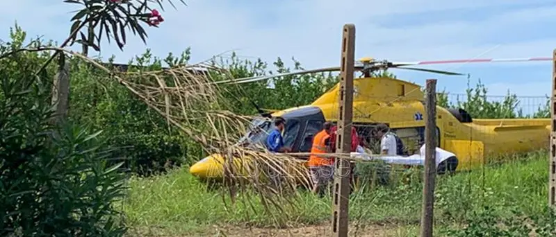 Incidente a Pizzo: scontro frontale sulla SS18, grave un centauro
