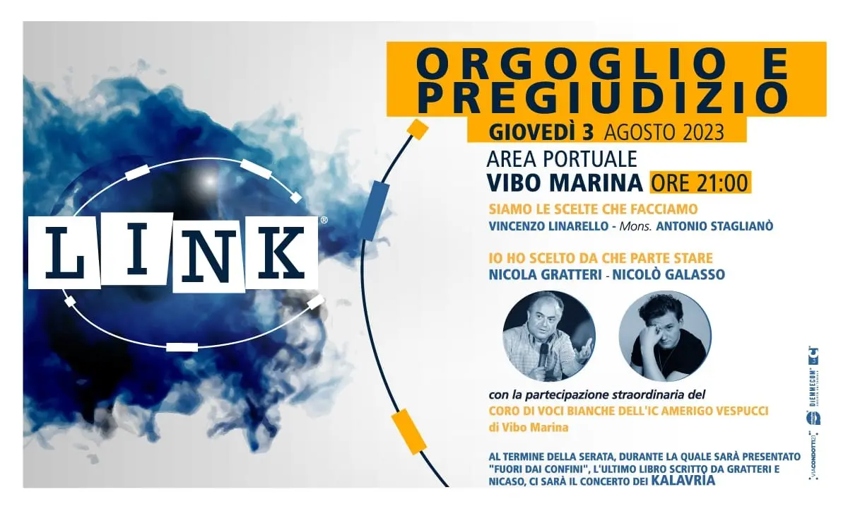 Link - Orgoglio e pregiudizio: questa sera il grande evento nell’area portuale di Vibo Marina