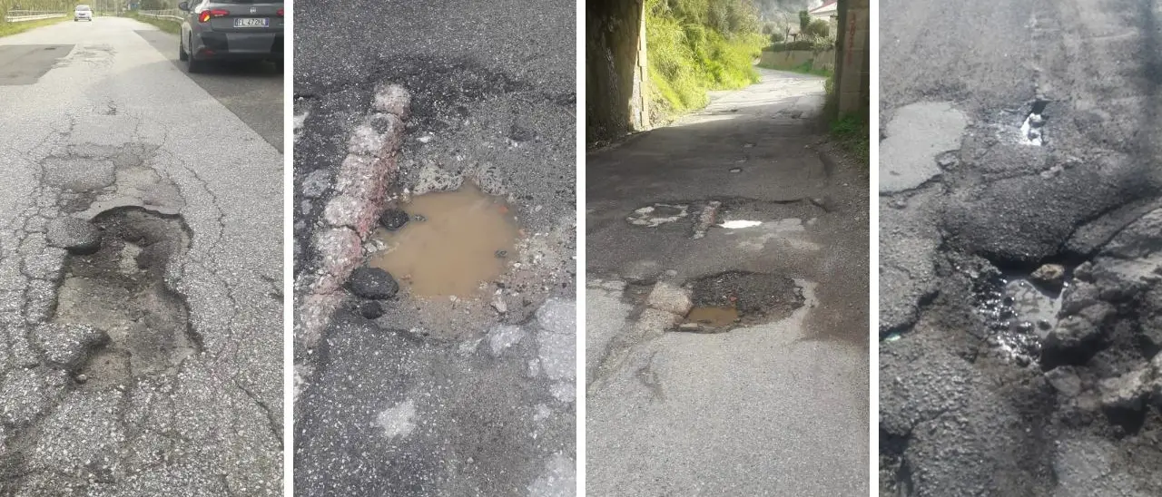 Voragini e degrado lungo le strade del Vibonese, i cittadini: «S'intervenga»