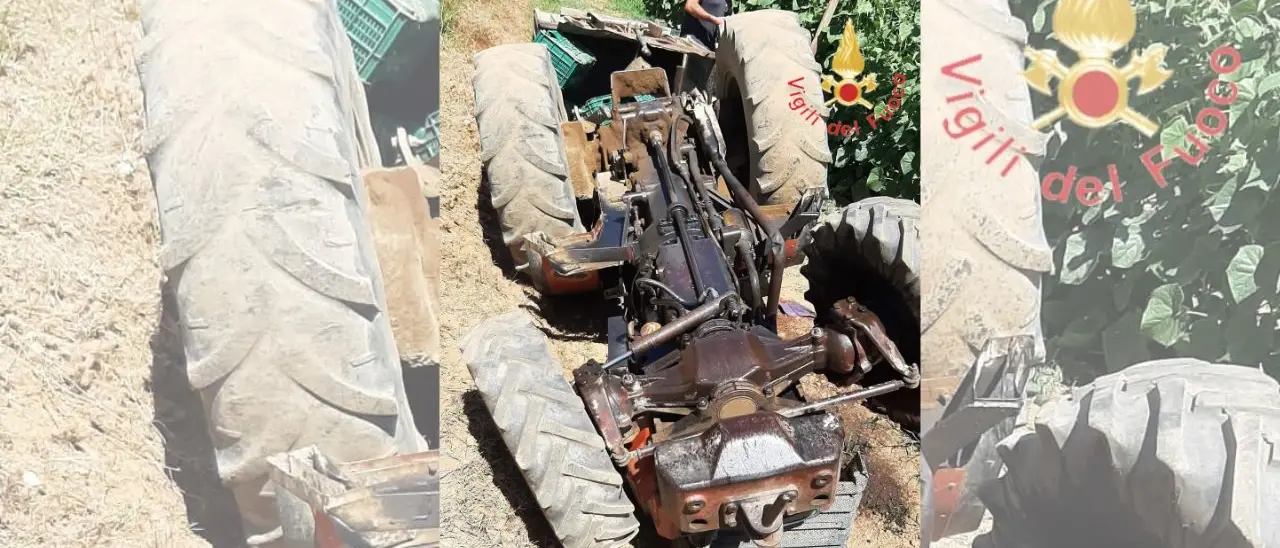 Si ribalta il trattore, 75enne muore nelle campagne del Catanzarese