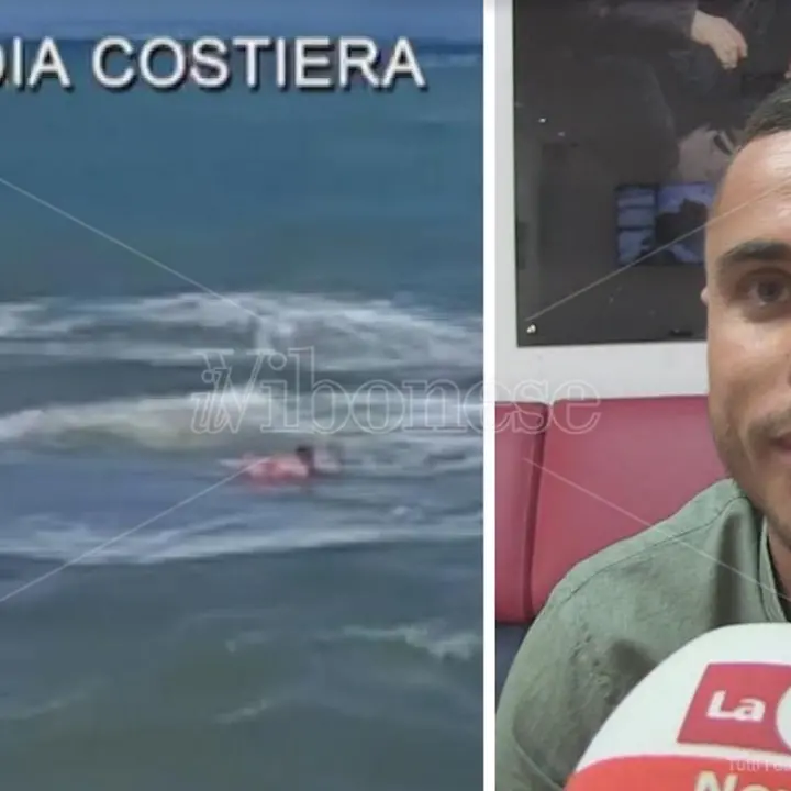 Salvataggio in mare a Vibo Marina: il racconto del marinaio eroe - Video